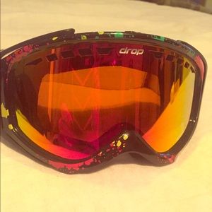Youth drop ski goggles